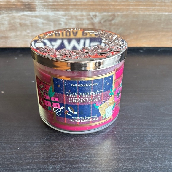 Bath & Body Works Other - Bath & Body Works The Perfect Christmas 3-Wick Candle | Holiday Pine + Cookies 🎄